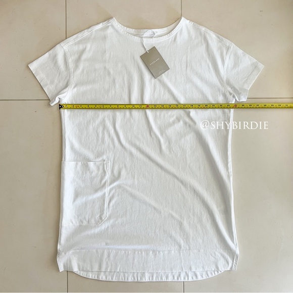 NWT Everlane Mariner T-Shirt Dress, 100% Organic Cotton, White, M - Picture 12 of 16